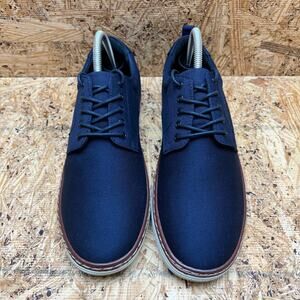 Alfani Billy Twill Navy Upper Plain Toe Derby Mens 7M Casual Dress Shoes